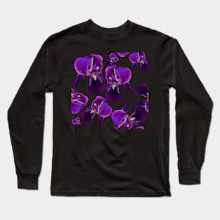 pattern with flowers Iris Long Sleeve T-Shirt